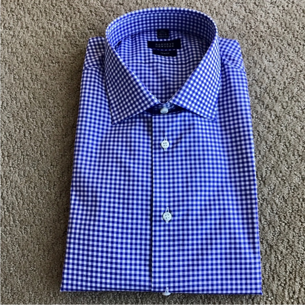Barney’s New York - Button Down 👔 Trim Fit - Made in Italy
